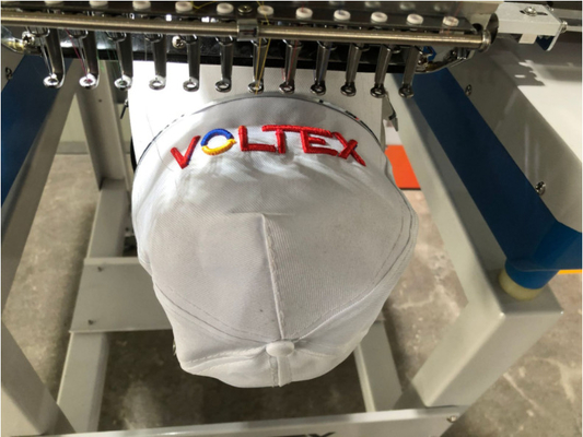 QS-1202CP double Head Computerized Embroidery Machine Dahao Computer for T shirt logo label hat Embroidery Machine