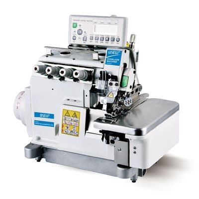 QS-5200DL-4-UT 4 스레드 자동차 더 산뜻한 자동차 발 들치기 수건 베개 오리털 이불 왼손 오버 로크 재봉틀 베드 리넨 기계
